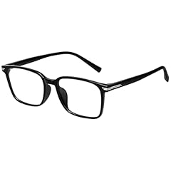 Black Frame Transparent Lens