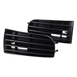 3. Einfache Installation. arlote Auto Unten L + R Nebel Scheinwerfer KüHler Grill Lampen Abdeckung Fit für Golf 5 MK5 2004-2009