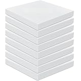 Frienda 8 Pack 2' x 20' x 20'Upholstery High Density Foam Cushion 50 ILD Replacement Square Cut to Size Foam Couch or Commercial Dinning Chair Couches Chair Padding DIY Projects