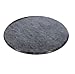 Homiu Wysokiej jakości marmurowa deska do krojenia okrągła łatwa do czyszczenia wytrzymała plamka wykończenie nadaje się do siekania i mycia w zmywarce osłona blatu roboczego deska do serwowania (czarny marmur)