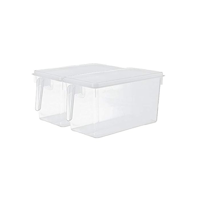 Buy 2PAC Clear Kitchen Storage Containers Refrigerator Freezer and