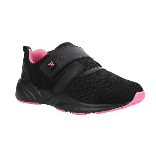 Image of Propet Womens Stability Strap Walking Walking Sneakers Shoes - Black