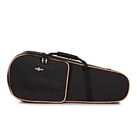 Hard Wearing & Durable Ukulele Case with Reinforced Handles & Adjustable Shoulder Straps Lightweight Hard Foam Body Front Pocket for Accessories Internal dimensions: Overall length: 710mm ; Body length: 355mm ; Upper bout: 185mm ; Waist: 165mm ; Lowe...
