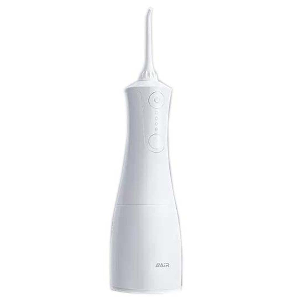 TJH Idropulsore Detergente per Denti Senza Fili, IPX8 Impermeabile Girevole a 360° Irrigatore Orale Dentale Cordless Portatile 300 ml per Pulizia Profonda con 4 modalità 4 Ugelli