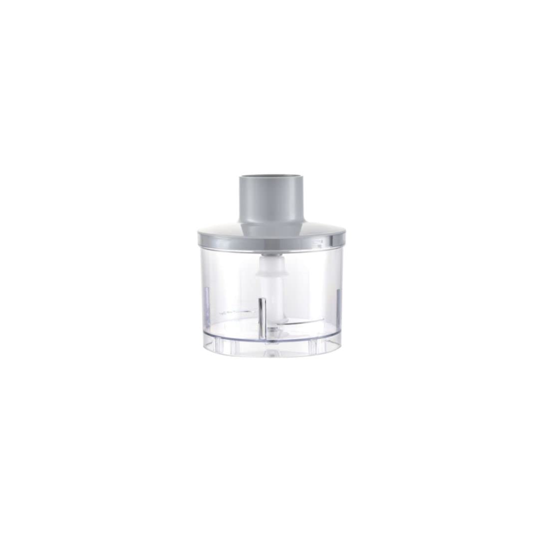 Melchioni Family | Frullatore a Immersione MIXXXO TRIO, Piede in Acciaio Removibile, Minipimer Immersione a 2 Velocità, Lame in Acciaio, Tritatutto da 500ml, Fruste e Bicchiere Graduato, 400W