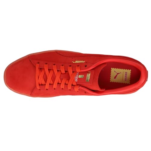 PUMA Mens Gummy Bear X Suede Classic Lace Up Sneakers Shoes Casual - Red - Size 10 M4