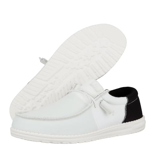 HEYDUDE Wally Tri Varsity Sport Mesh - White/White3