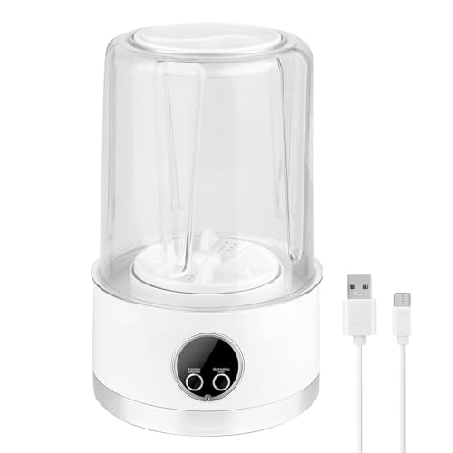 Unterwäsche-Wascher, Mini Wäschemaschine Unterwäsche 1L Kapazität Rechargeable 3000mAh Doppelmodus PP Material Für Socken BHs Babykleidung Reise 20x13x13cm 580g