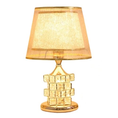 Lampe de chevet en cristal pour chambre à coucher et lampe table de salon moderne
