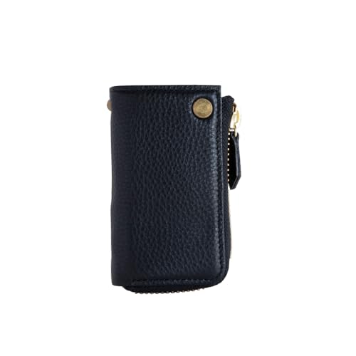 [artigianoworks] キーケース メンズ レディース 本革スマートキーケース 4連フック 姫路レザー ブラック apo-11ss