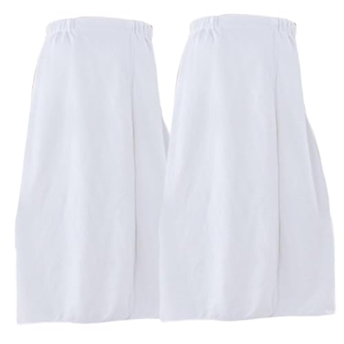 Peignoir de spa femme 2 pièces blanc en microfibre