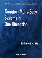 Quantum Many-body Systems In One Dimension: 12 UK ed. Edition book cover