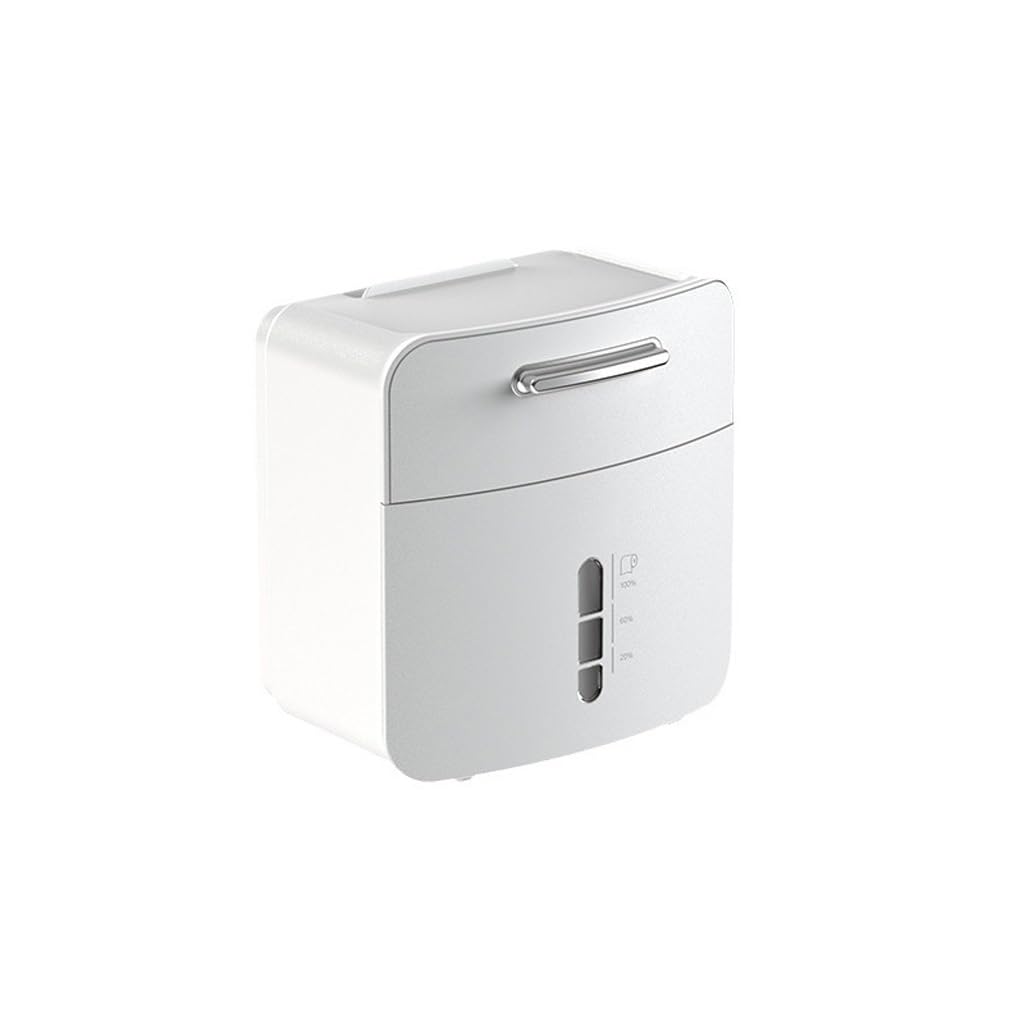 Boîte de papier toilette murale en plastique blanc pour salle de bains et toilettes privées