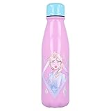 Resistente botella fabricada en aluminio, con la que los niños podrán beber de forma cómoda y segura, gracias a su boquilla y tapón de seguridad que evitará salpicaduras y derrames accidentales. El cuerpo va decorado con originales diseños basados en algunos de los personajes principales de sus series favoritas, lo que hará que los más pequeños de la casa quieran llevársela a cualquier parte. - Fabricada en aluminio - Tapón de seguridad - Capacidad: 600 ml - Licencias Oficiales