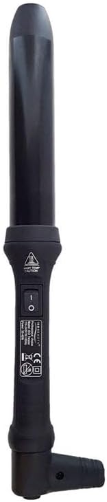 ISO Beauty ISOTB32MM-216-MB The Twister - 32mm Tourmaline-Infused Ceramic Pro Curling Wand w/Cool Tip - Black