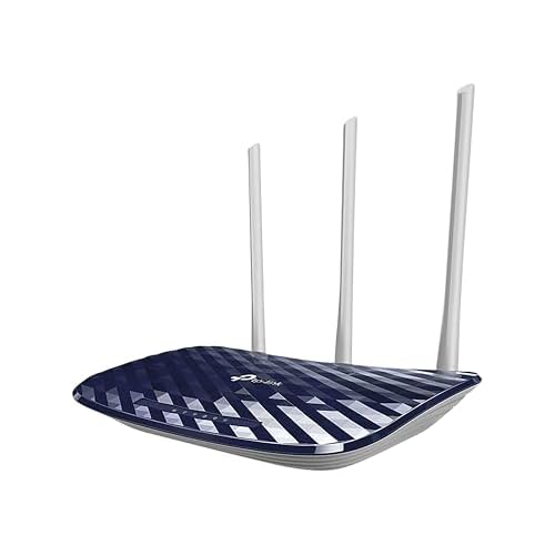TP-Link Archer C20 AC750 V4.0 wireless router Fast Ethernet Dual-band (2.4 GHz / 5 GHz) 4G Navy