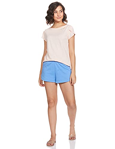 Image of Enamor Women's Solid Relaxed Fit T-Shirt