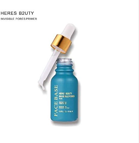 HERES B2UTY Unicorn Essence + 24K Rose Gold Anti-Wrinkle Whitening Collagen + Invisible Pores Face Base + Primer FLUID GEL +Volcanic Elixir Oil Hydrating Moisturizer (Invisible Pores)