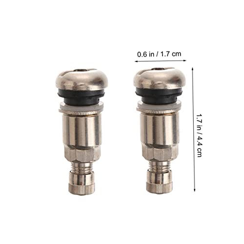 CLISPEED 12 Unidades válvula de pneu peça de pneu de carro tampas de haste de válvulas de motociclet