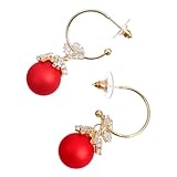 WOFASHPURET Pendientes Colgantes para Mujer con Diseño Elegante de Año Resistentes y Duraderos Joyería Festiva para Fiestas y Eventos