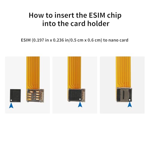 Adaptateur eSIM pour puce 5x6mm amovible sans soudure lot de 5 - 4