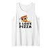 I Love Pizza - Food Lover Foodie Tank Top