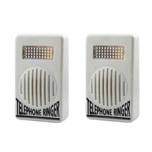 White Telephone Ringer Amplifier (2 Pack)