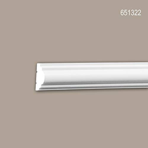 Molduras para paredes blancas Profhome 651322 perfiles decorativos XPS listos para pintar 56m 4