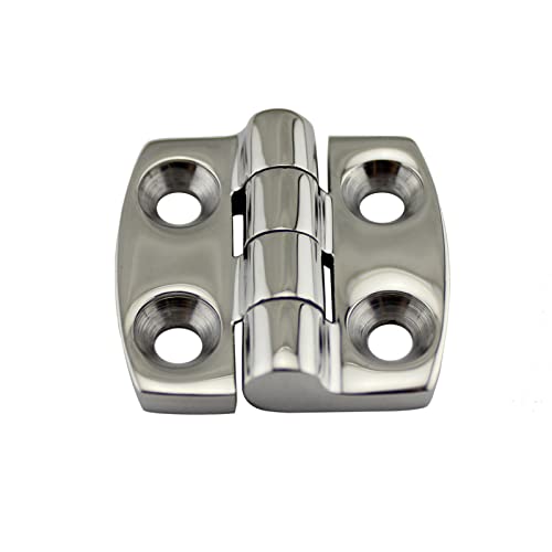 Casting Solid Door Hinges Marine Grade 316 Stainless Steel Polished Heavy Duty Hinge 1.5’’ X 1.5’’
