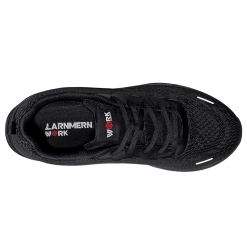 Image of LARNMERN Non Slip Work Boots for Mens Waterproof Chef Shoes