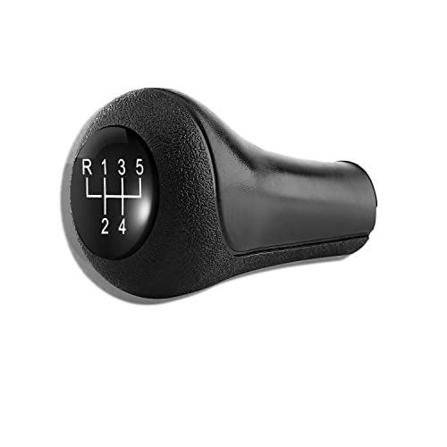 Manual 5 Speed Shift Knob, Car Gear Shifter Knob Stick Head Lever For E28 E30 E34 E36 Black #TOP22
