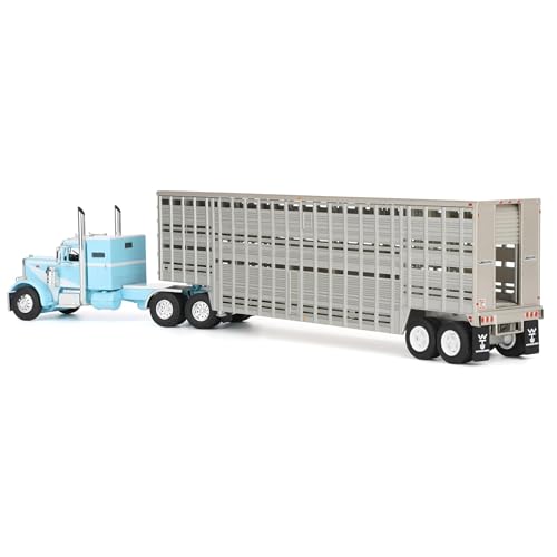 First Gear Peterbilt 351 1/64 con Trailer Livestock miniatura 4