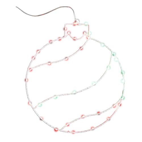 Amesor Luces De Navidad Para Ventana De Interior | Decoración LED con Bolas Navideñas para Exteriores - Iluminado Para La Ventana - para Hogar de Vacaciones Sala de Estar Fiesta Interior Exterior