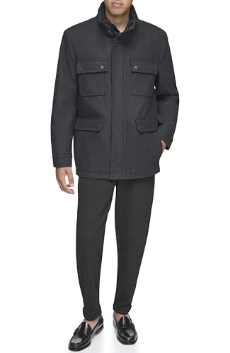 Image of Andrew Marc Men's Andrew Marc Men's Wool Coat - Mid and Full Length