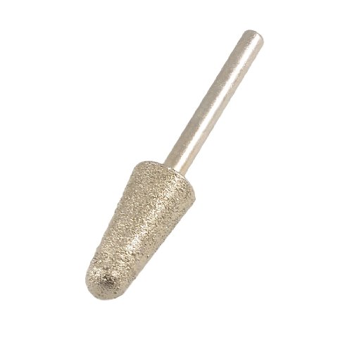 Aexit 6mm x Grinder Accessories 16mm Cone Head Diamond Mounted Point Cutoff Wheels Buffing Bit