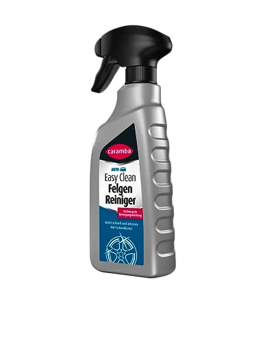 Caramba Easy Clean Felgen Reiniger, für Alu-, Stahl-, Chrom- und lackierte Felgen, Entfernt Schmutz ohne Bürsten, Säurefrei und pH-neutral, 500 ml Caramba Easy Clean Felgen Reiniger, für Alu-, Stahl-, Chrom- und lackierte Felgen, Entfernt Schmutz ohne Bürsten, Säurefrei und pH-neutral, 500 ml