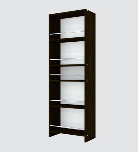 Image of SPECIALITY PANELS Kitchen Cabinet with 5 Open Shelves | Crockery Storage Cabinet | Space Organizer | Termites Resistance | Free Standing Wooden Cupboard for Kitchen Office Home | Dark Brown Wood