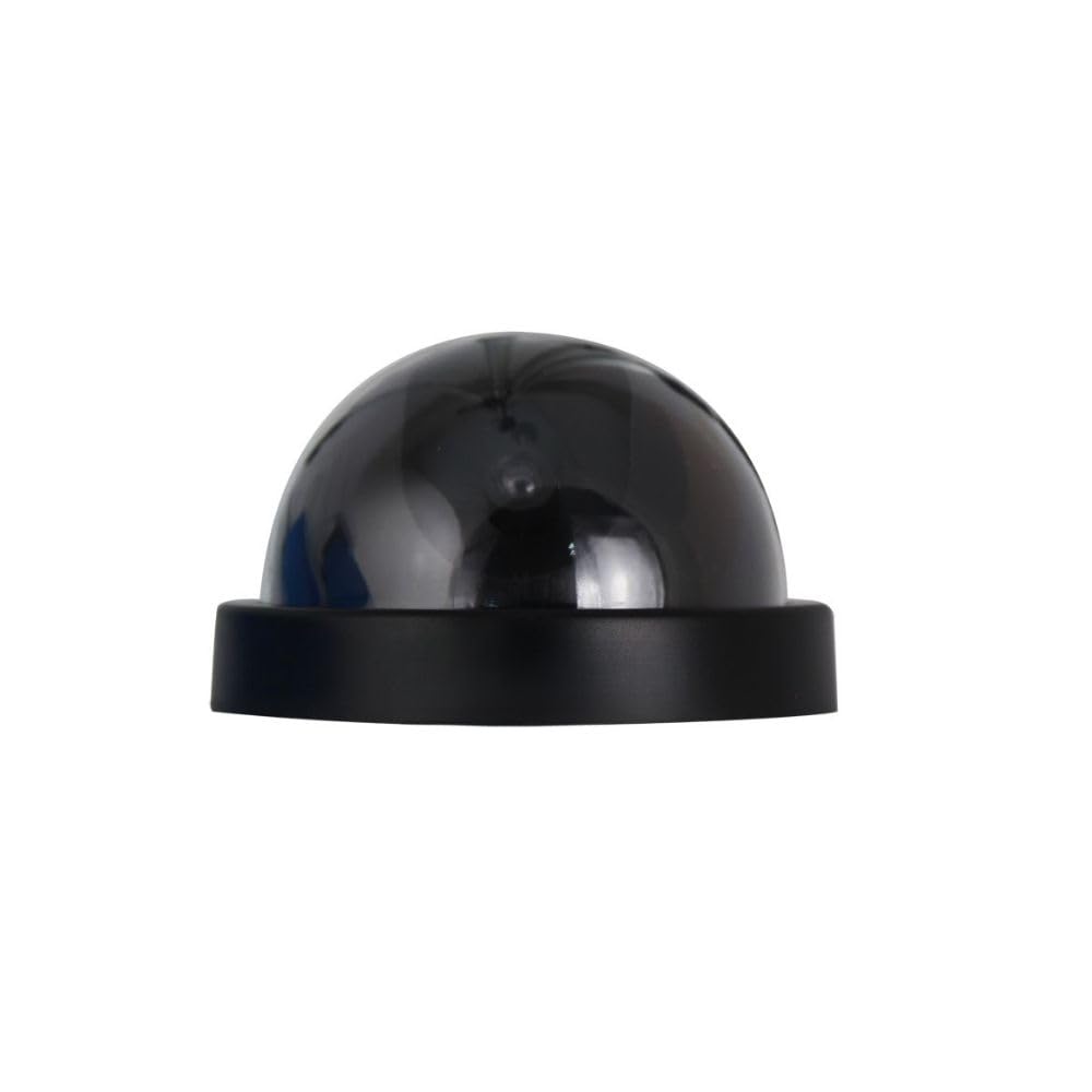 Telecamera Finta di Sicurezza Dome con LED Rosso Lampeggiante – Dummy Camera Realistica da Interno ed Esterno, Dissuasore Antifurto per Casa, Negozio e Ufficio (1)