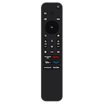 Voice Replacement Remote Applicable for Sony Bravia 8 OLED 4K HDR Google TV K-55XR80 K-65XR80 K-85XR80 K-75XR80 K-77XR80 K55XR80 K65XR80 K85XR80 K75XR80 K77XR80 K-55XR80C K-65XR80C K-77XR80C K-85XR80C
