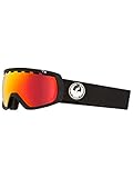 Dragon Alliance Rogue Ski Goggles, Black, Medium, Black/Luma Red Ion Lens