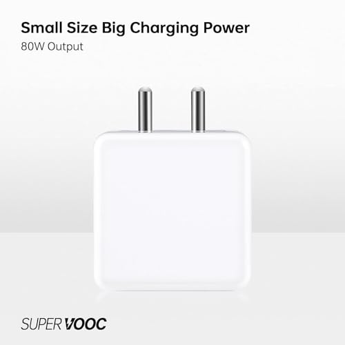 Image of Original 80W Supervooc Adapter Compatible with Op po Reno 10 10 Pro A76 A77S A78 5G A57 A58,White GFR638