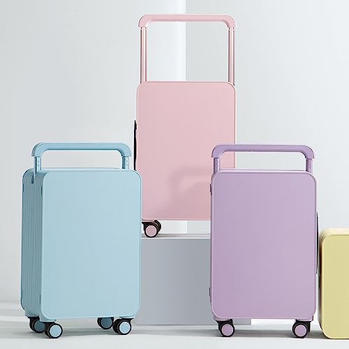 Wide Trolley Suitcase, Central Large-Capacity 20-inch Boarding Case Cross-Border Universal Wheel TSA Password Suitcase (Grey 20 inches)4