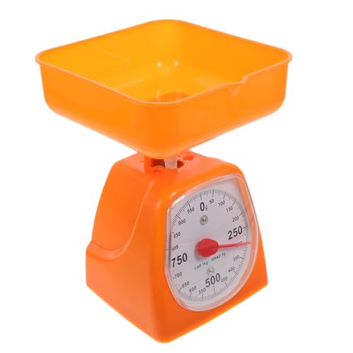 UTHCLO シー製計量スケール 目盛り付きダイヤル表示 キッチン用食品計量器 実験用品 化学計量ツールとして使用可能 滑り止め設計 小型軽量で収納便利