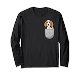 Photo Gallery beagle nella tasca sul petto per i proprietari di cani maglia a manica Photo Gallery beagle nella tasca sul petto per i proprietari di cani maglia a manica