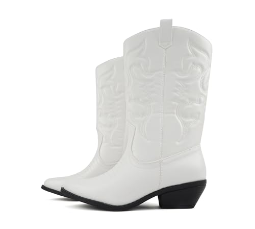 Image of Soda Women's Rodeo Western Pointed Toe Cowboy Boots