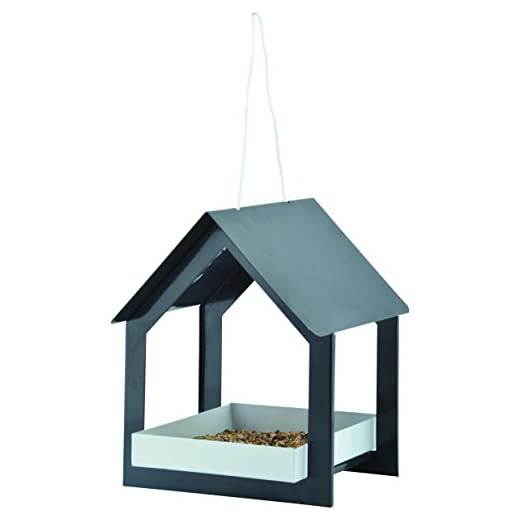 Esschert Design FB407 Series Anthracite Hanging Bird Table