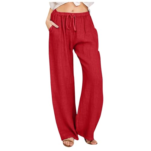 Pantalon jambe large pour femmes avec poches résolvant l'inconfort quotidien