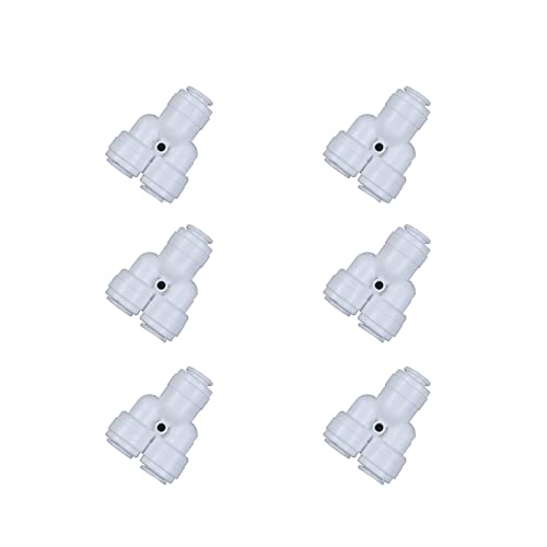 Raccord de séparation bidirectionnel plastique blanc 0.95cm - 2
