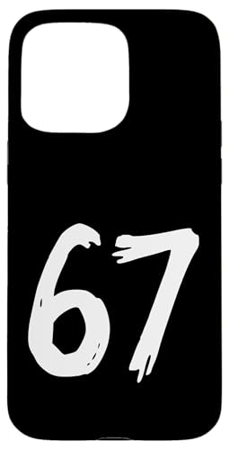 67 �z���[ �X�N���b�` �X�^�C�� �i���o�[ �_�[�N �s�C���ȃO���t�B�b�N �X�}�z�P�[�X iPhone 15 Pro Max �p