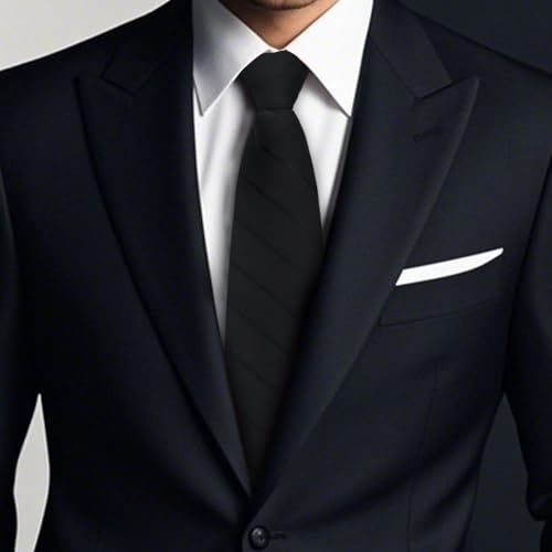 Image of Mens Tie Pre-tied Adjustable Men's Neckties, Zipper Ties for Men Accessories Business Wedding Party